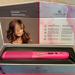 Royale Multi-Purpose Ceramic Hair Brush heats to 450° Ionic Styling Tool” BNWT